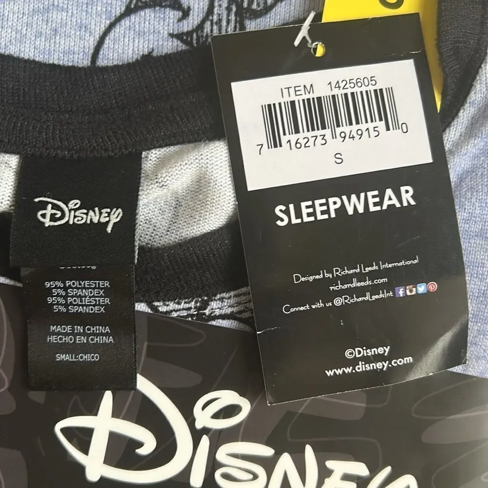 Disney Mickey Mouse Cozy 2-Piece Pajama  Soft Cuddly Comfortable size Small, NWT - Picture 8 of 8